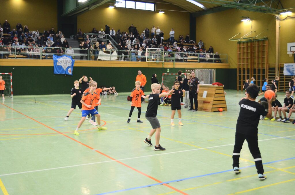 Minihandballturnier in Eferding begeistert Kinder und Fans