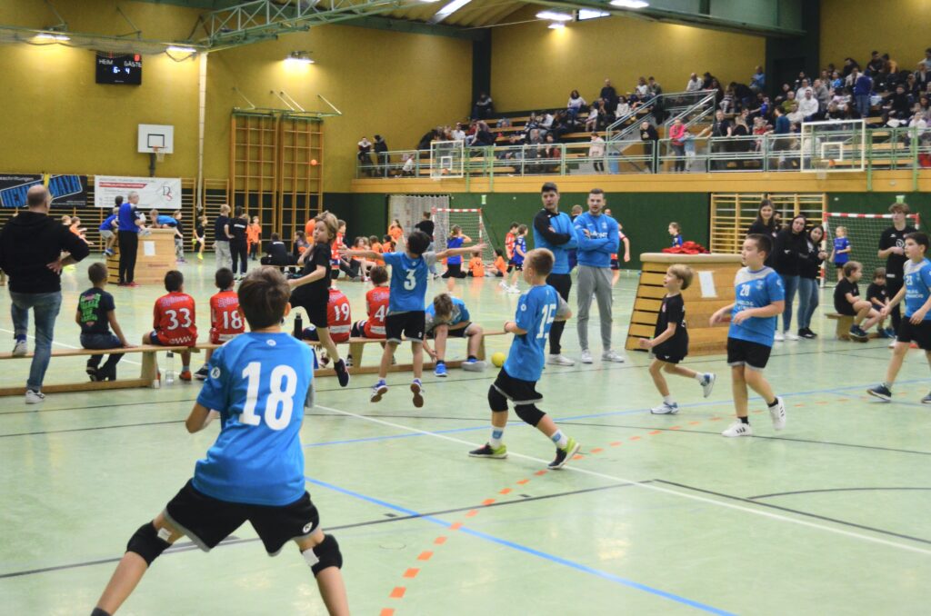 Minihandballturnier in Eferding begeistert Kinder und Fans