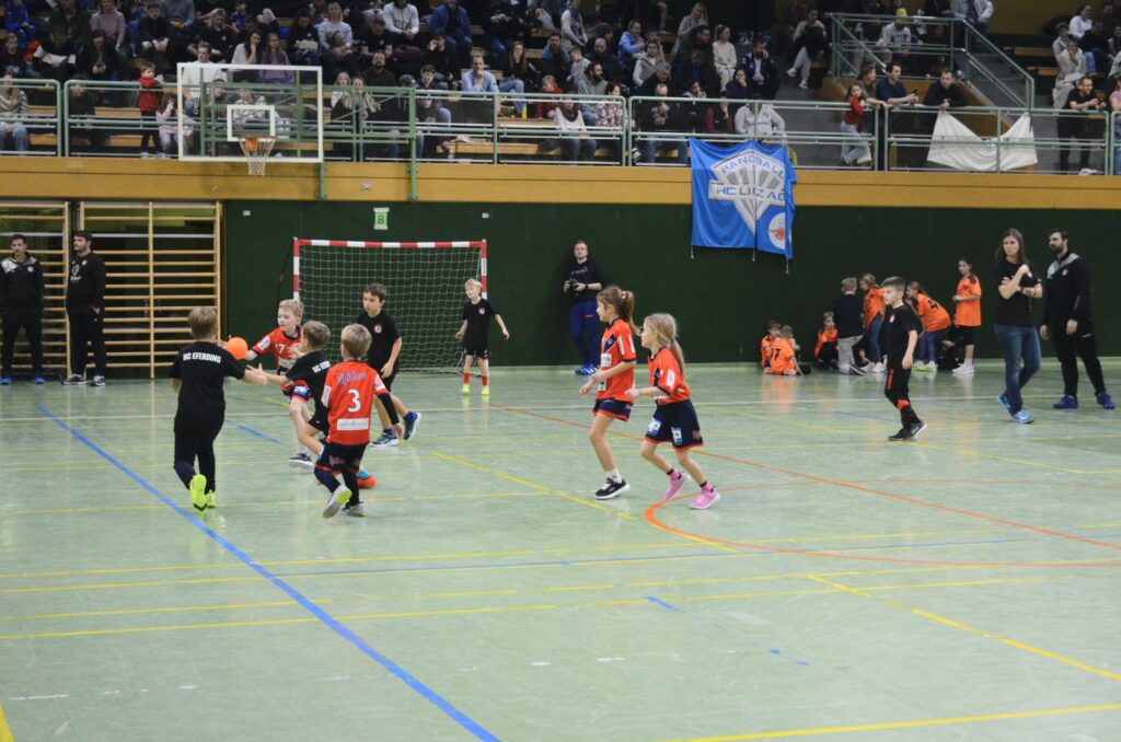Minihandballturnier in Eferding begeistert Kinder und Fans